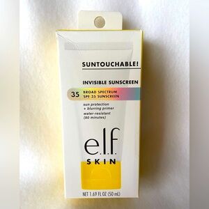 Elf Skin Suntouchable Invisible Sunscreen, Sunscreen Protection & Primer